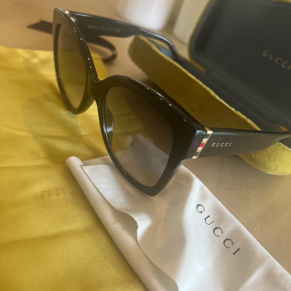 Gucci square sunglasses with gradient GG-0459-S 001